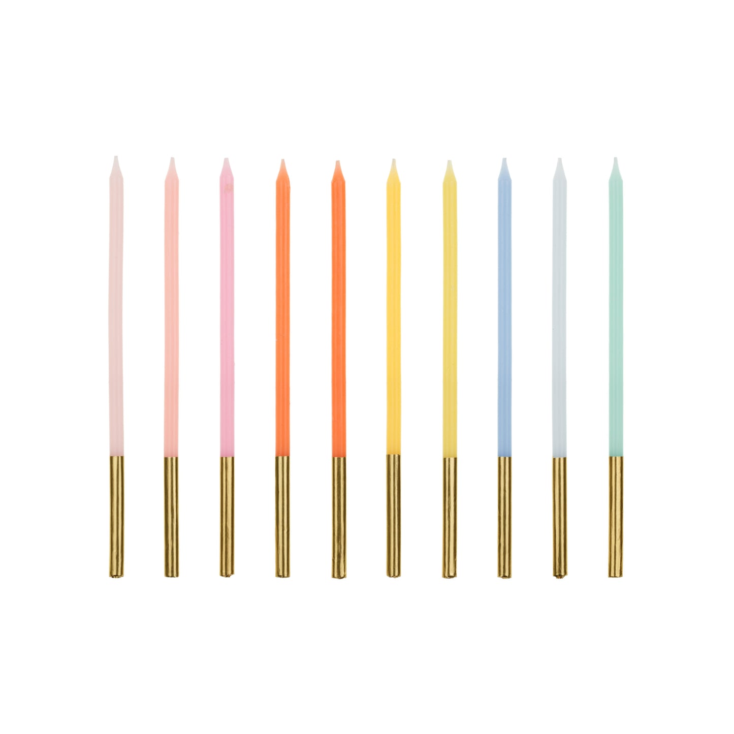 Colorful Birthday Candles