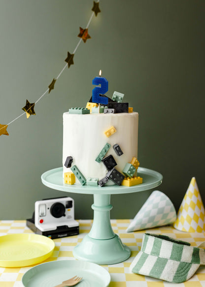 Blue Birthday Candle – Number 2