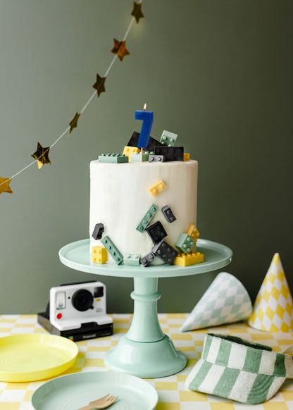 Blue Birthday Candle – Number 7