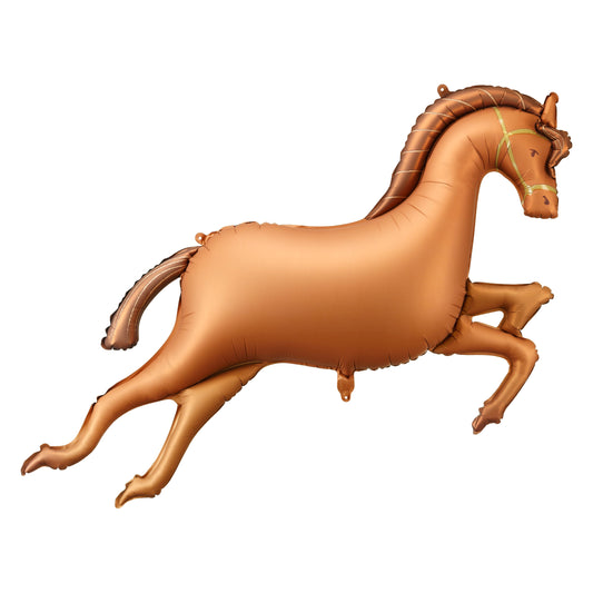 Brown Horse Foil Balloon