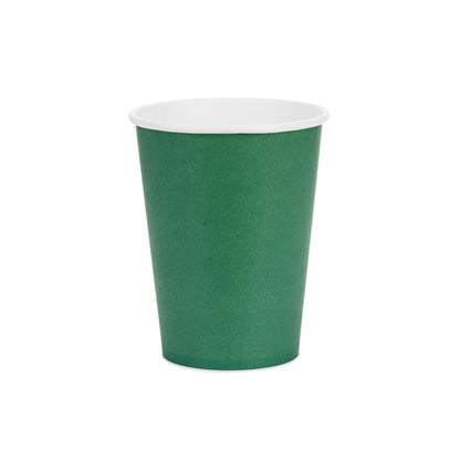 Dark Green Paper Cups