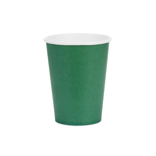 Dark Green Paper Cups