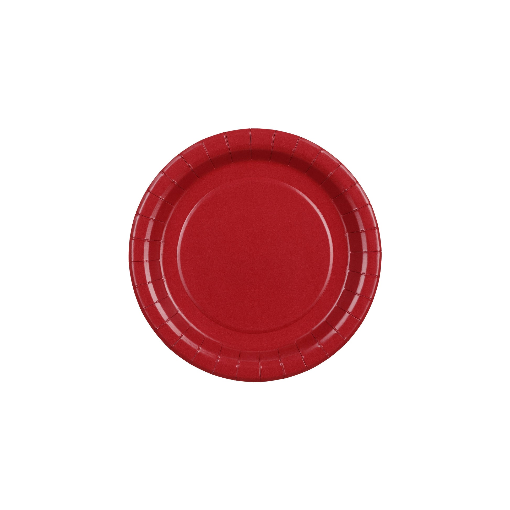 Dark Red Paper Plates