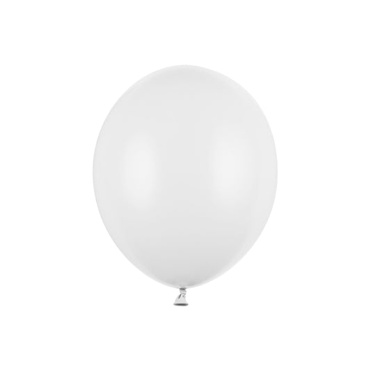 Pastel Pure White Balloons 30 c m