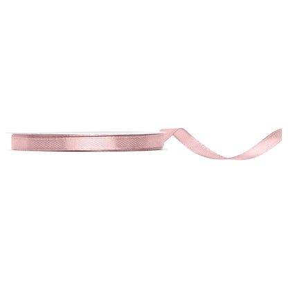 Light Pink satin ribbon on a white background