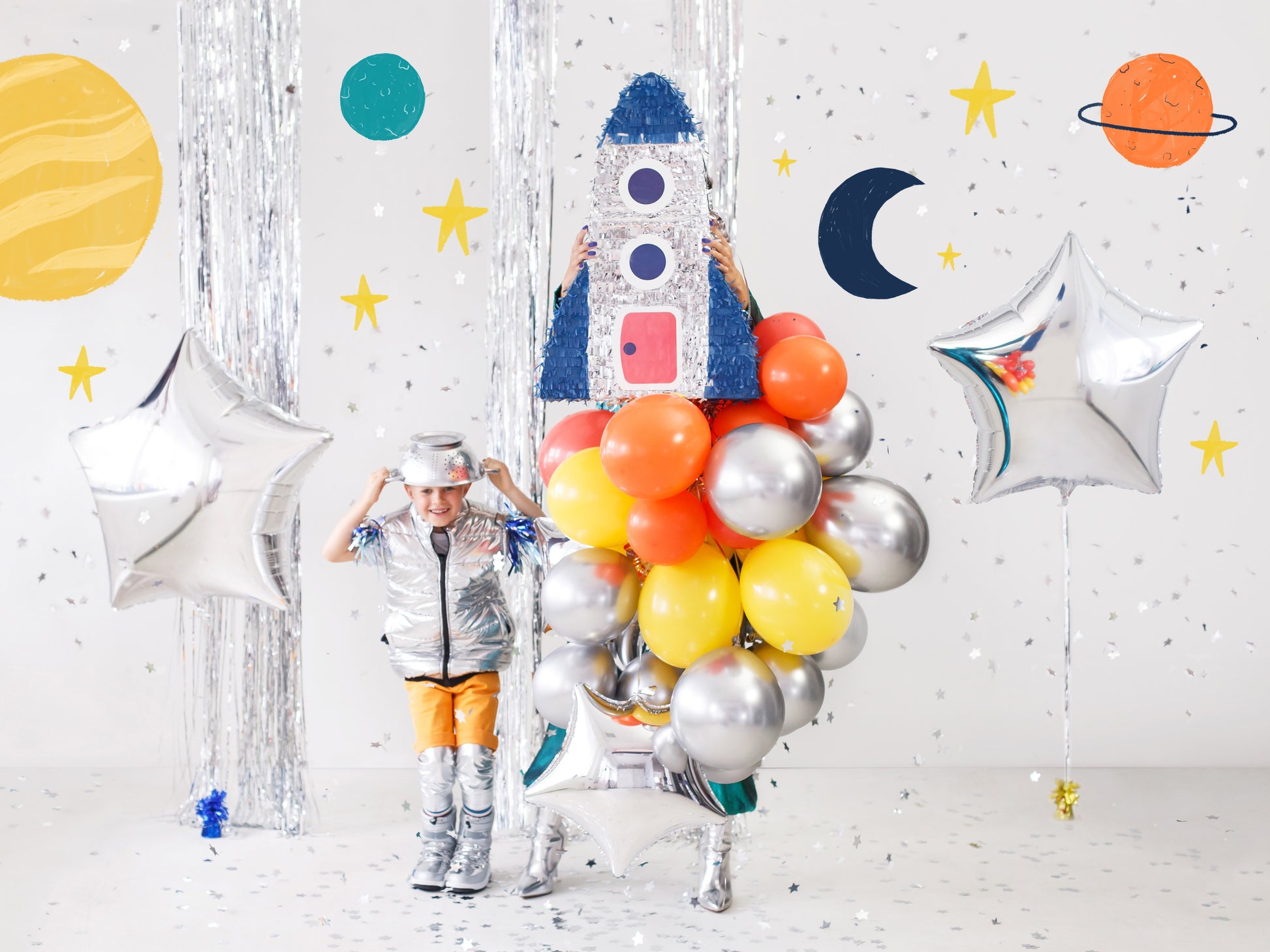 Silver Star Balloon