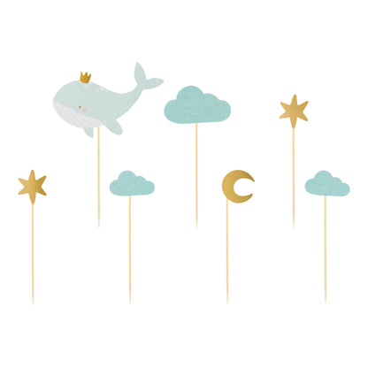 Whale Cupcake Toppers