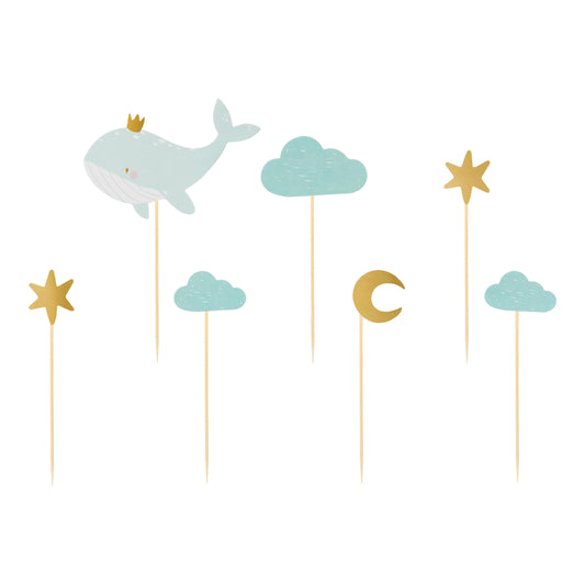 Whale Cupcake Toppers