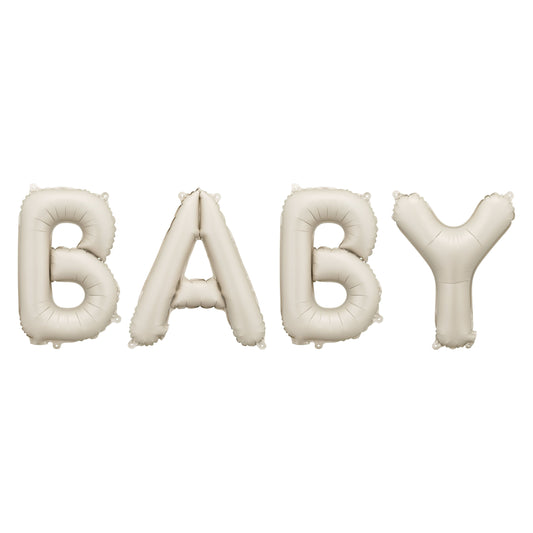 Beige Baby Foil Balloon