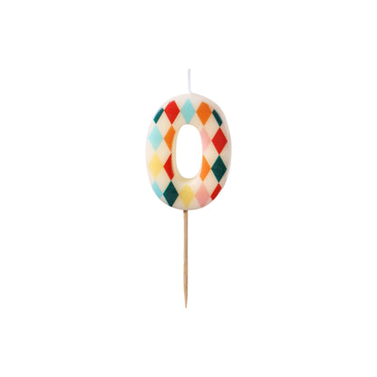 Geometric Birthday Candle number 0