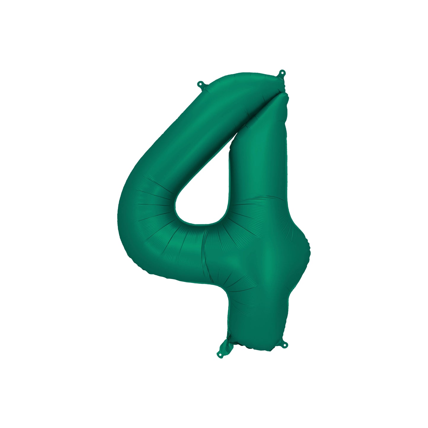 Bottle Green Number 4 Foil Balloon – Birthday Party Decoration