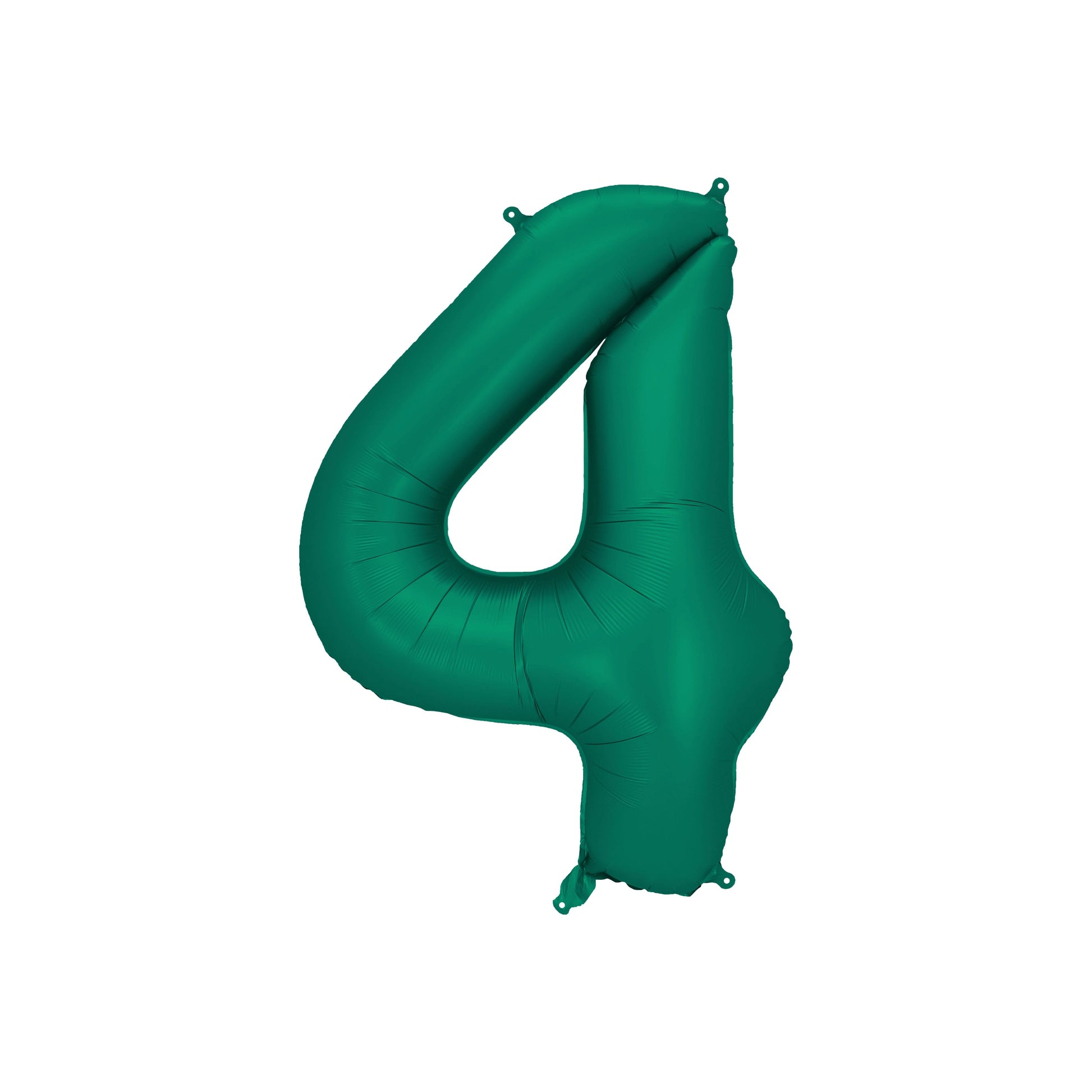 Bottle Green Number 4 Foil Balloon – Birthday Party Decoration