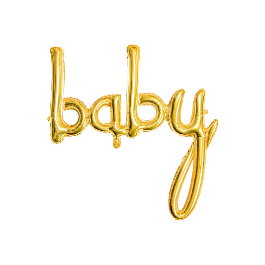 Gold Baby Foil Balloon