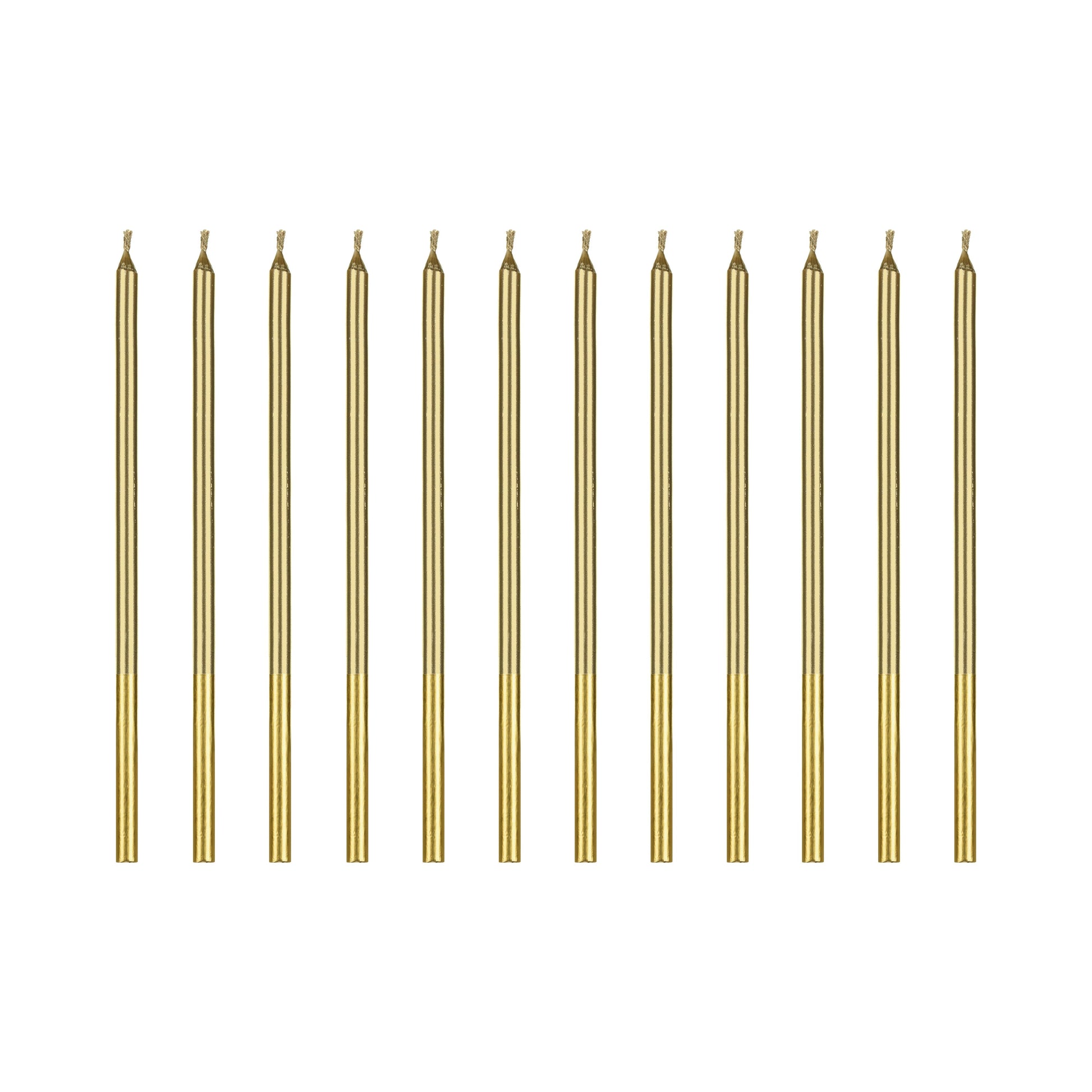 Gold Birthday Candles