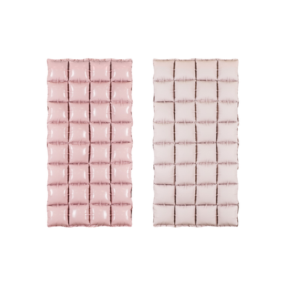 Light Pink Double-Sided Curtain Foil Balloon for kids birthday party