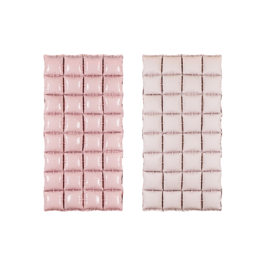 Light Pink Double-Sided Curtain Foil Balloon for kids birthday party