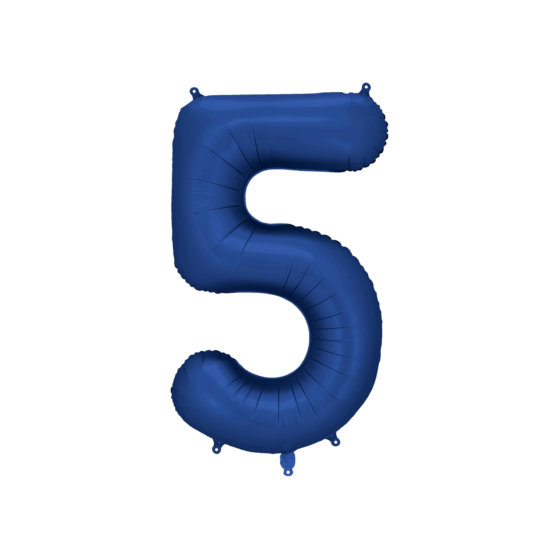 Navy Blue Number 5 Foil Balloon – Birthday Party Decoration