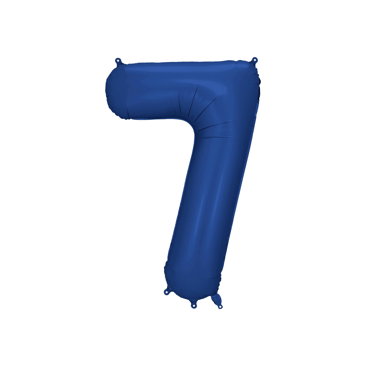 Navy Blue Number 7 Foil Balloon – Birthday Party Decoration