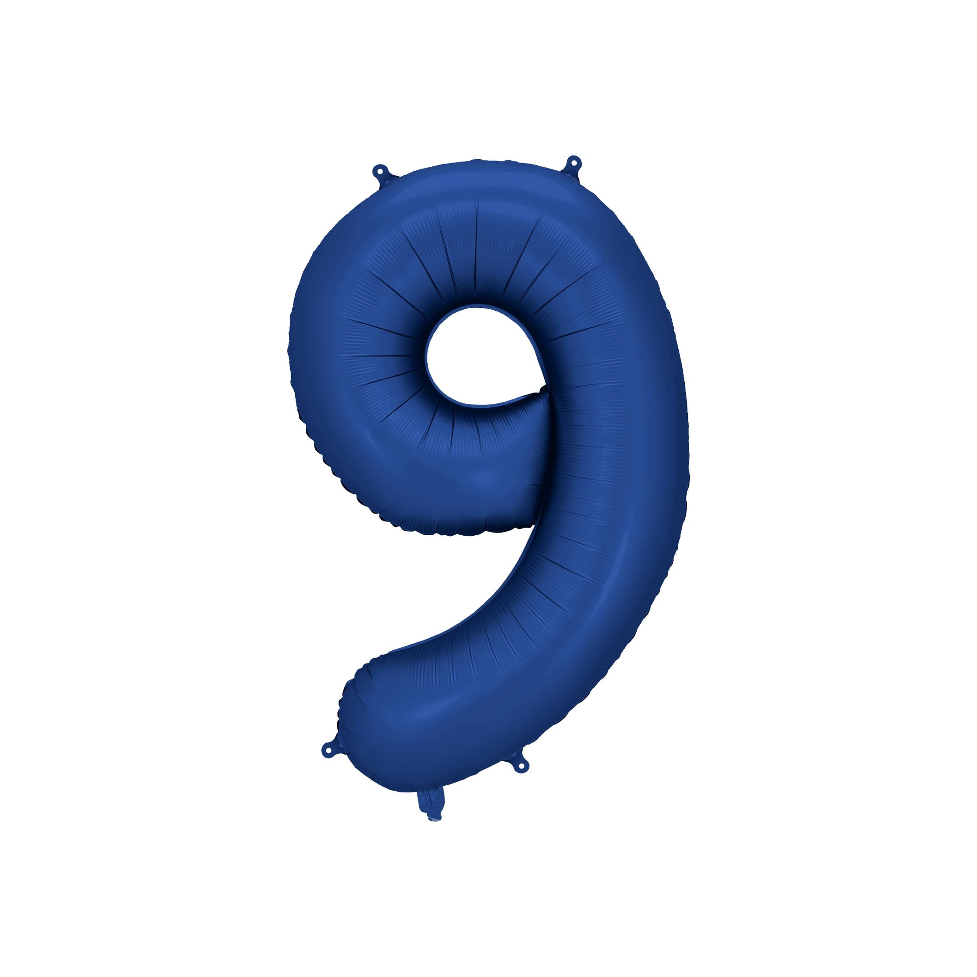 Navy Blue Number 9 Foil Balloon – Birthday Party Decoration