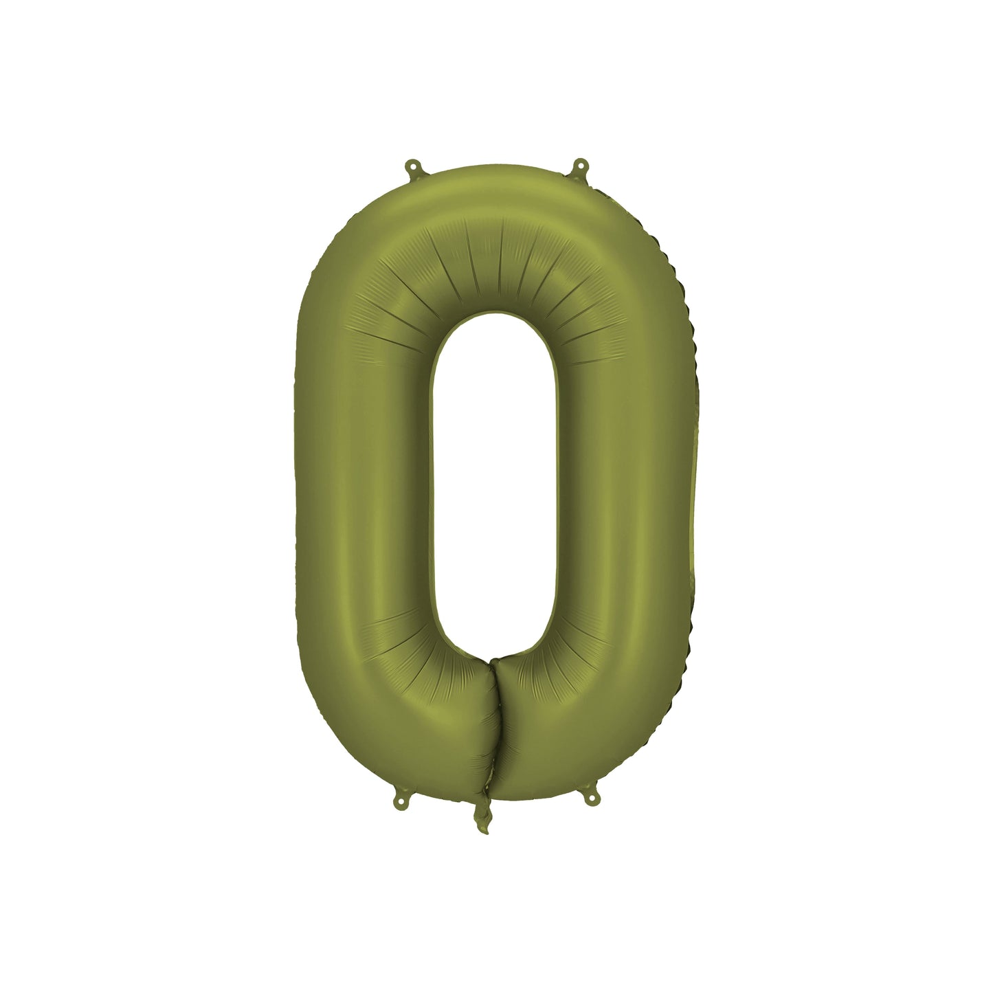 Olive Number 0 Foil Balloon – Birthday Party Decoration