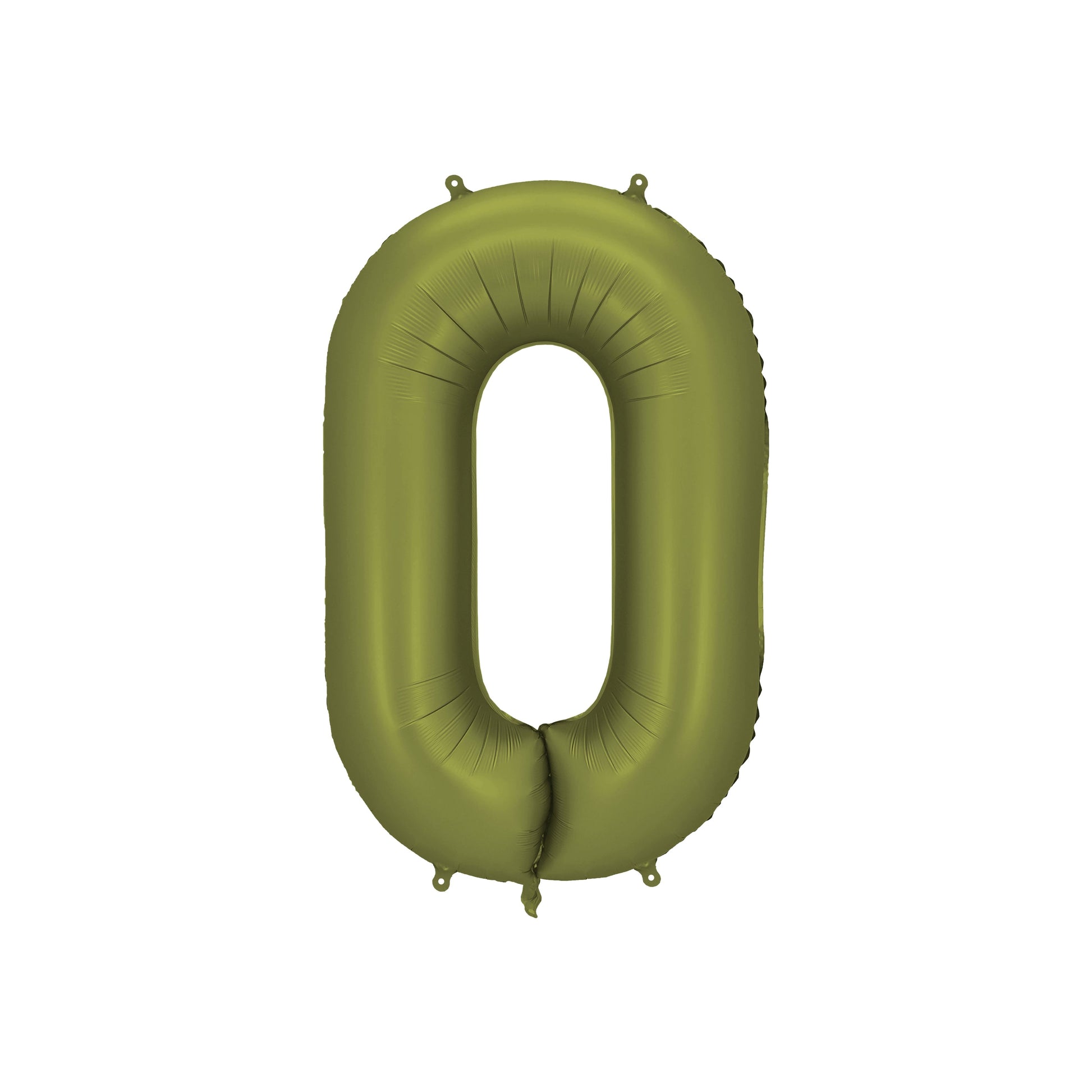 Olive Number 0 Foil Balloon – Birthday Party Decoration
