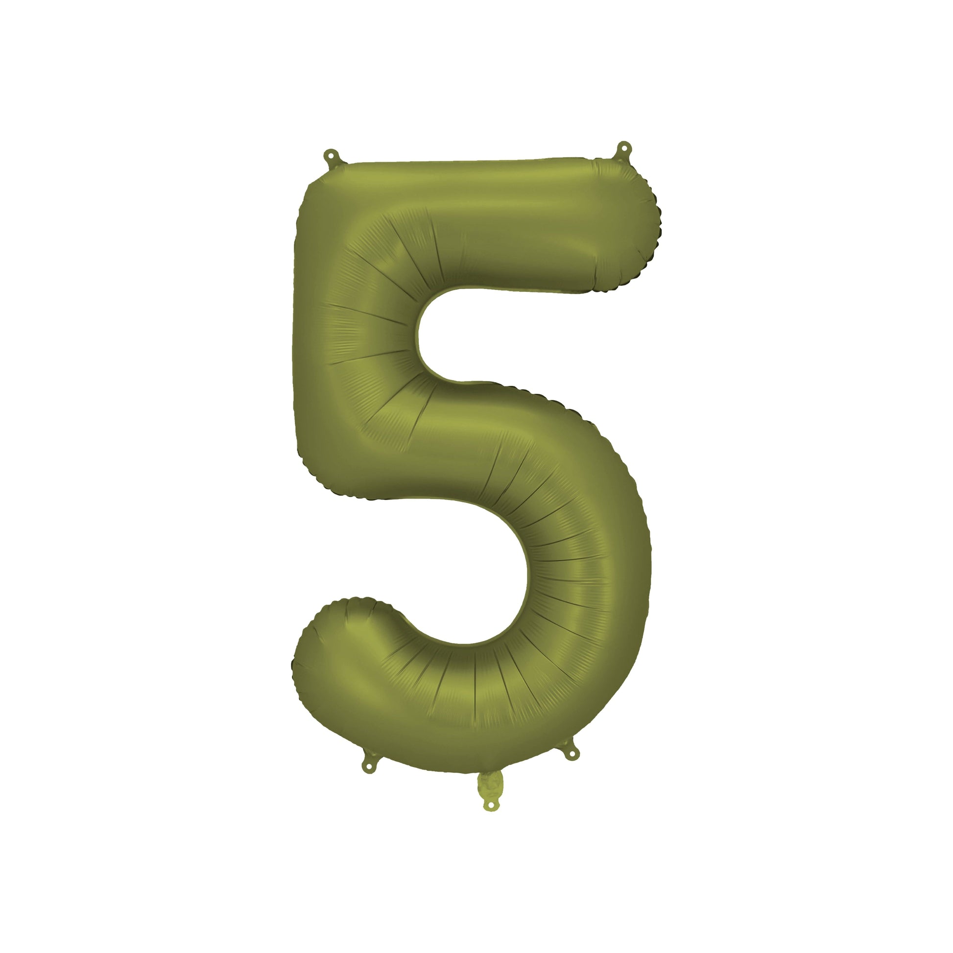 Olive Number 5 Foil Balloon – Birthday Party Decoration