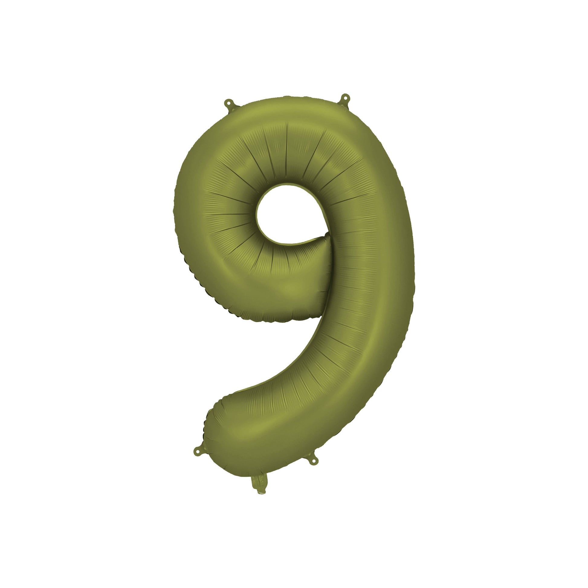 Olive Number 9 Foil Balloon – Birthday Party Decoration