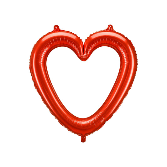 Red Heart Frame Balloon