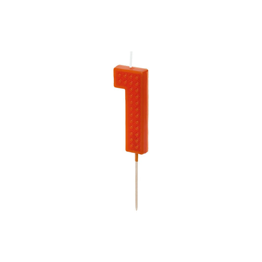 Red Birthday Candle – Number 1