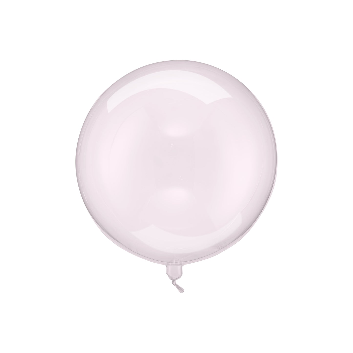 Transparent Pink Sphere Balloon
