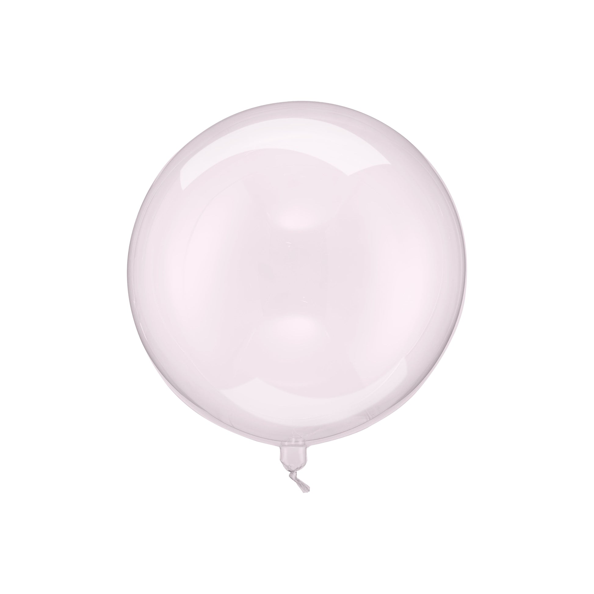 Transparent Pink Sphere Balloon