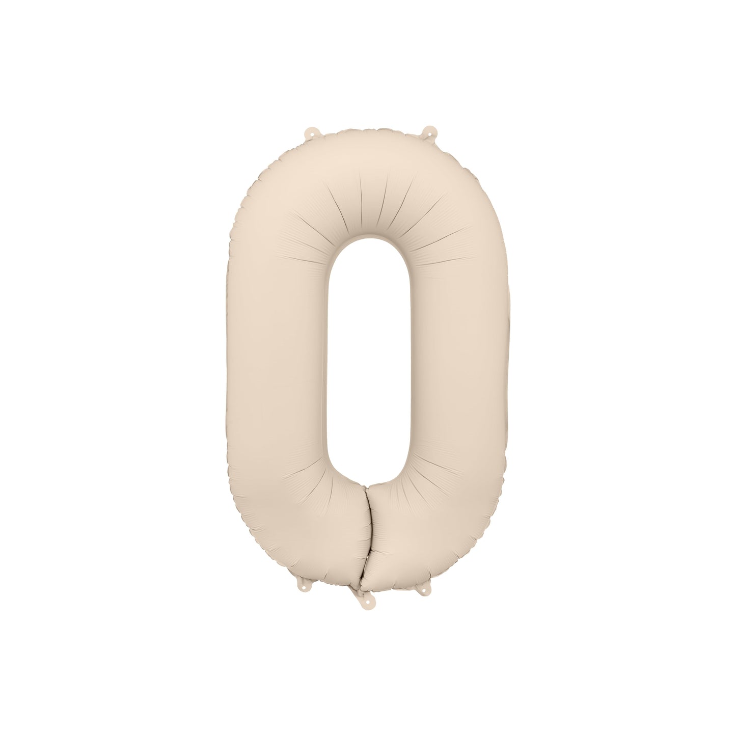 Warm Grey 0 Number Foil Balloon – Birthday Party Decoration