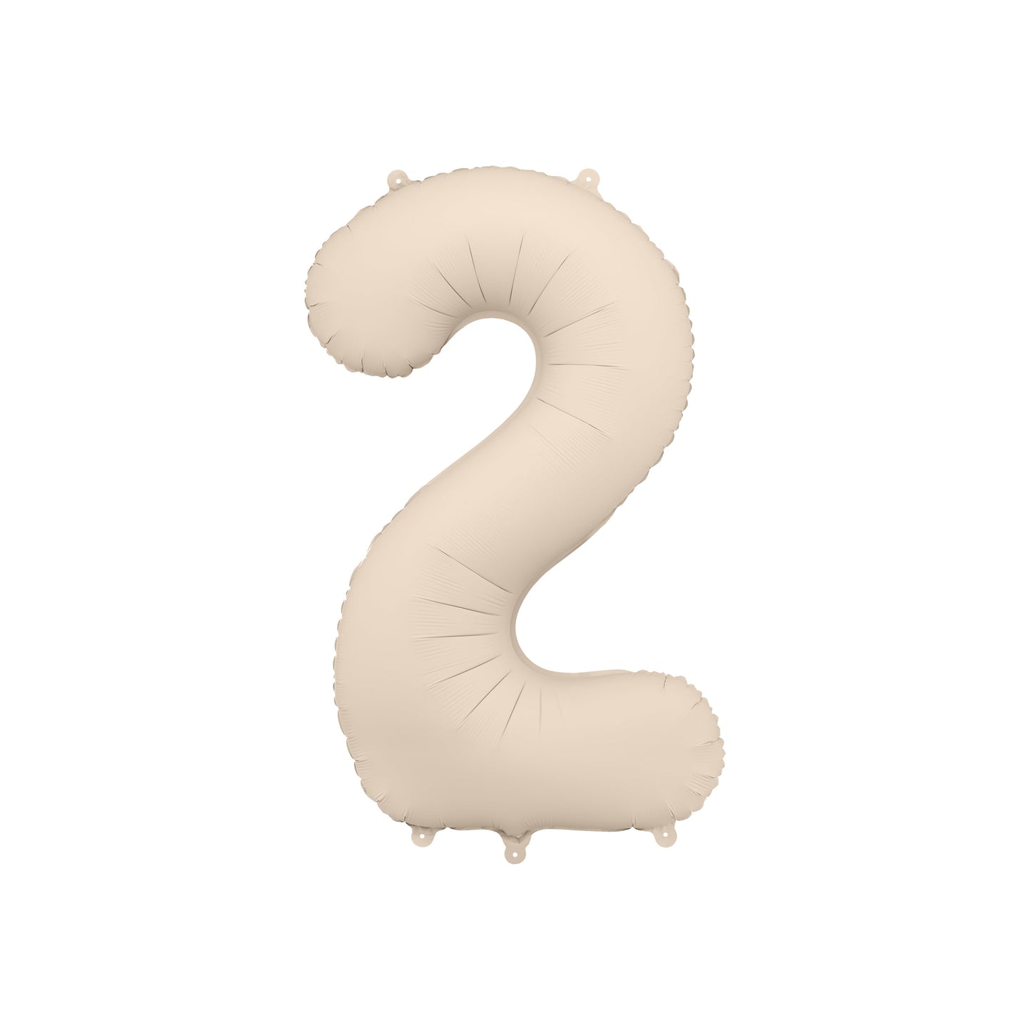 Warm Grey 2 Number Foil Balloon – Birthday Party Decoration