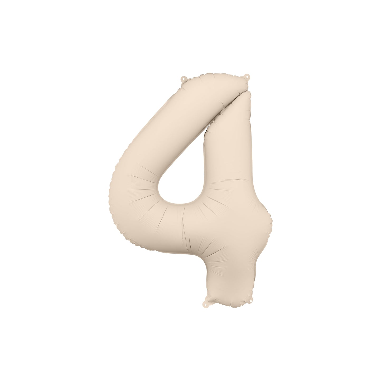 Warm Grey 4 Number Foil Balloon – Birthday Party Decoration